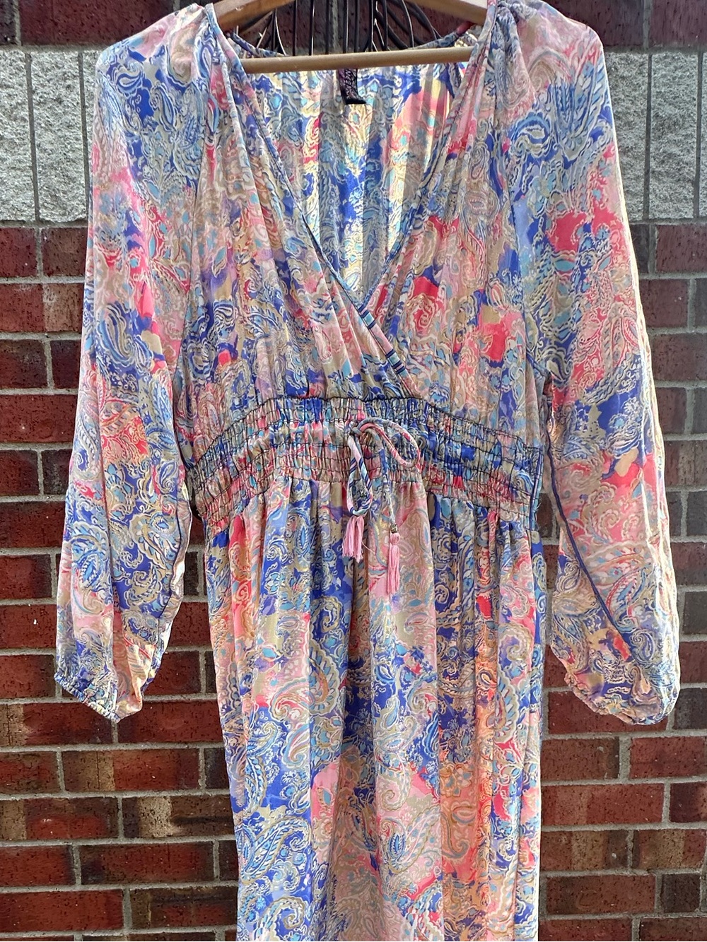 Me 2 Magic Anthropologie BOHO Maxi Ruffles Peasant Cottagecore Romantic Prairie - Picture 4 of 16